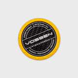 Vossen Hybrid Forged Carbon Billet Sport center cap Canary Yellow / Twill Weave Carbon Insert – view 1