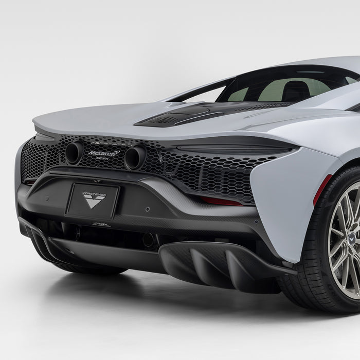 Vorsteiner Aero Carbon Fiber Rear Bumper 2x2 Glossy Fits McLaren Artura