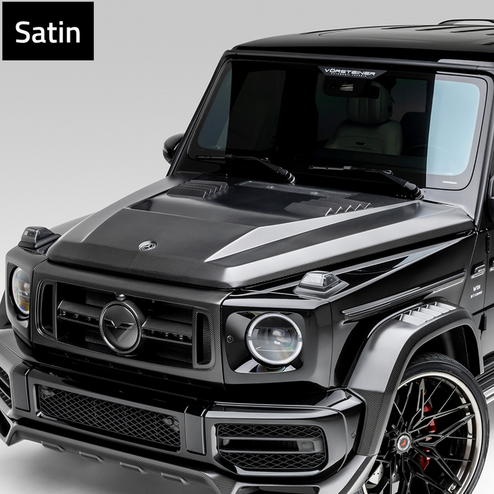 Vorsteiner Aero Bonnet Carbon Fiber PP 2x2 SATIN Fits Mercedes Benz G63 AMG