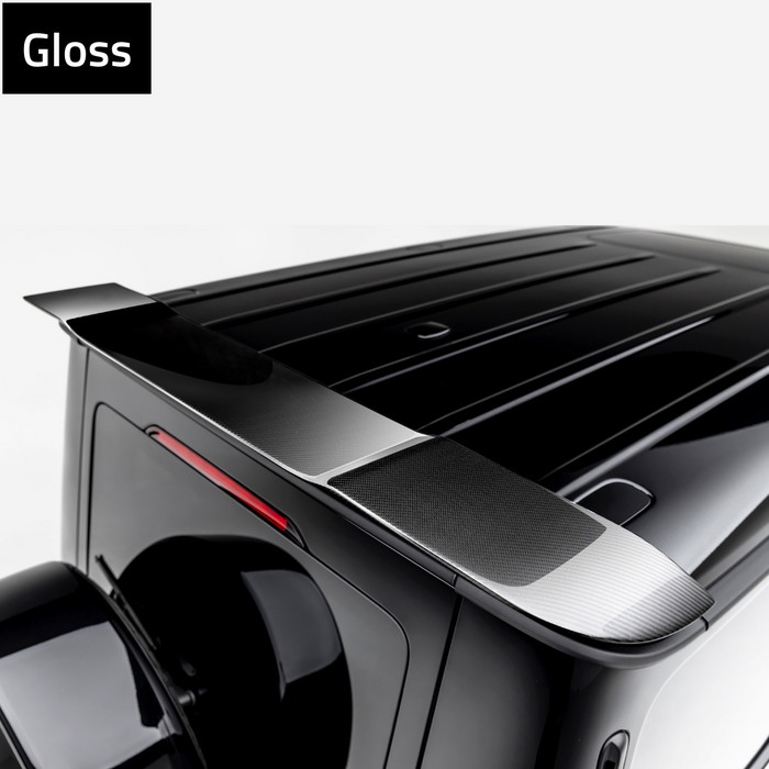 Vorsteiner Rear Roof Spoiler Glossy Carbon Fiber PP 2x2 Fits Mercedes G550