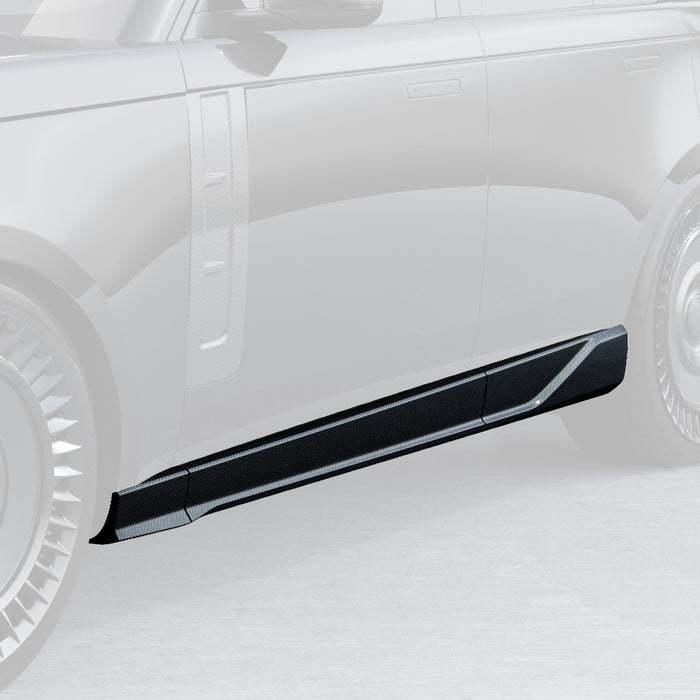 Vorsteiner Kensington Carbon Fiber Side Skirts 2x2 Glossy Fits Range Rover L460