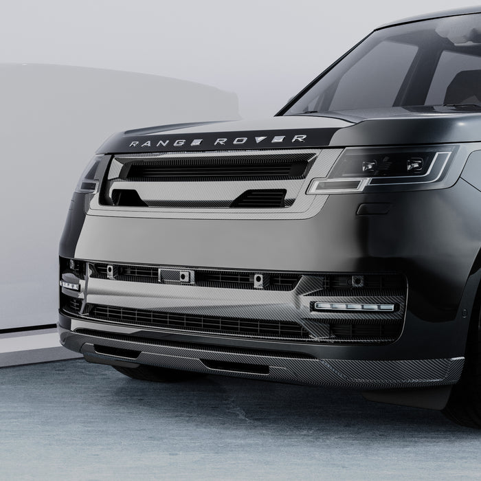 Vorsteiner Kensington Carbon Fiber Front Spoiler 2x2 Satin Fits Range Rover L460