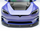 Vorsteiner Front Spoiler for Tesla Model S Plaid - view 3