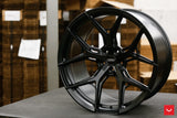 19/20" Vossen HF5 Satin Black 19x10 20x12 Concave Wheels Rims Fit Chevrolet Corvette C7 Z06 Grand Sport