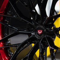 Vossen S21-02 3-Piece - Gloss Black / Vossen Red