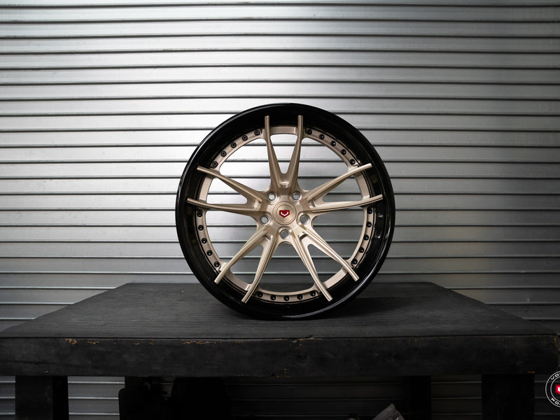Vossen S21-03 3-Piece - Patina Gold / Gloss Black