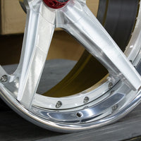 Vossen VPS-3 3-Piece - Spoke Integrated Gloss Clear