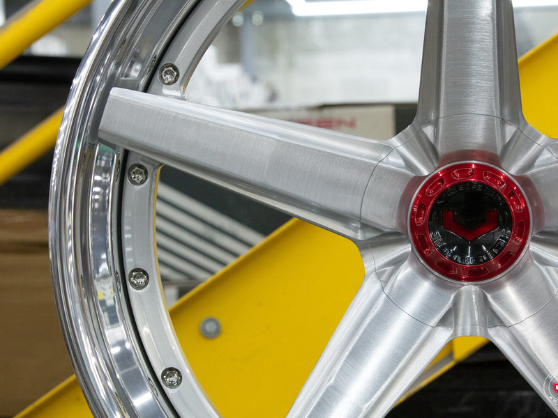 Vossen VPS-3 3-Piece - Spoke Integrated Gloss Clear