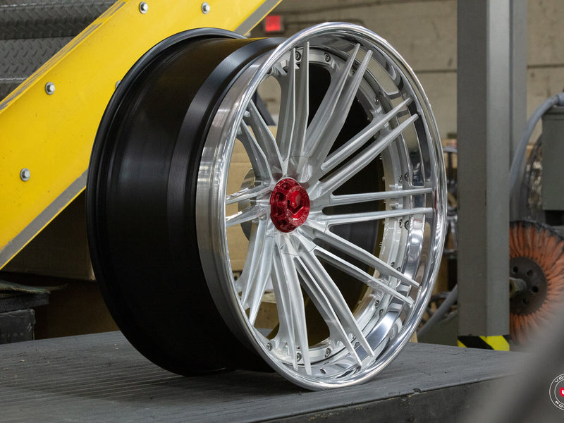 Vossen VPS-5T 3-Piece - Spoke Integrated Gloss Clear