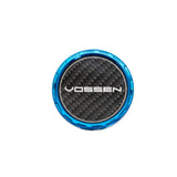 Vossen Classic Carbon Billet Sport center cap Fountain Blue / Twill Weave Carbon Insert – view 2