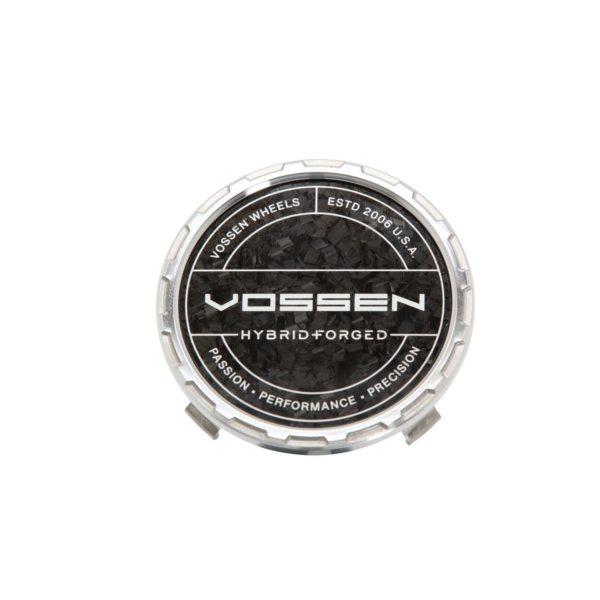 Vossen Hybrid Forged Carbon Billet Sport center cap Gloss Clear / Forged Carbon Insert – view 2