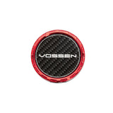 Vossen Classic Carbon Billet Sport center cap Vossen Red / Twill Weave Carbon Insert – view 2