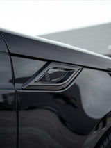 Urban carbon fiber fender vent on Range Rover Sport L461