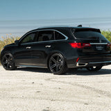 19" Vossen HF1 Black 19x9.5 19x10 1196 Concave Wheels Rims Fits Nissan 350Z