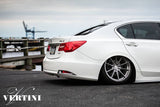 19" VERTINI RF1.1 19X8.5 TITANIUM FORGED CONCAVE WHEELS RIMS FITS AUDI C6 A6