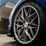 20" Rohana RFX17 20x9 Titanium Forged Concave Wheels Rims Fits 2007-2017 Audi A5