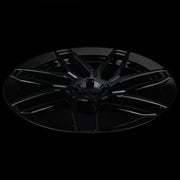AG Luxury Aero.35 gloss black monoblock forged wheel - view 3