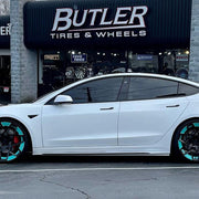 Tesla Model 3 on AG Luxury Aero.55 forged wheels in gloss black finish