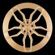 AG Luxury Aero.64 brushed champagne monoblock forged wheel