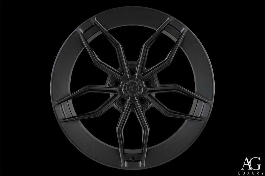 AG Luxury Aero.64 matte black monoblock forged wheel