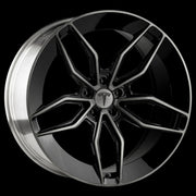 AG Luxury Aero.64 brushed gloss black grigio monoblock forged wheel - view 2