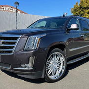 Cadillac Escalade on AG Luxury AGL10 forged wheels in brushed / chrome finish