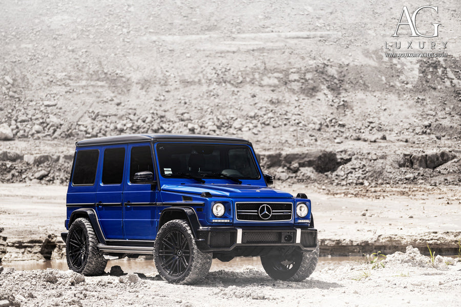 Mercedes-Benz AMG G63 on AG Luxury AGL10 forged wheels in gloss black finish
