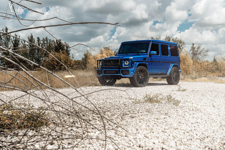 Mercedes-Benz G63 AMG on AG Luxury AGL10 forged wheels in gloss black finish