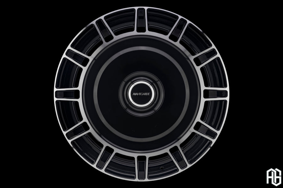 AG Luxury AGL100 gloss black forged wheel