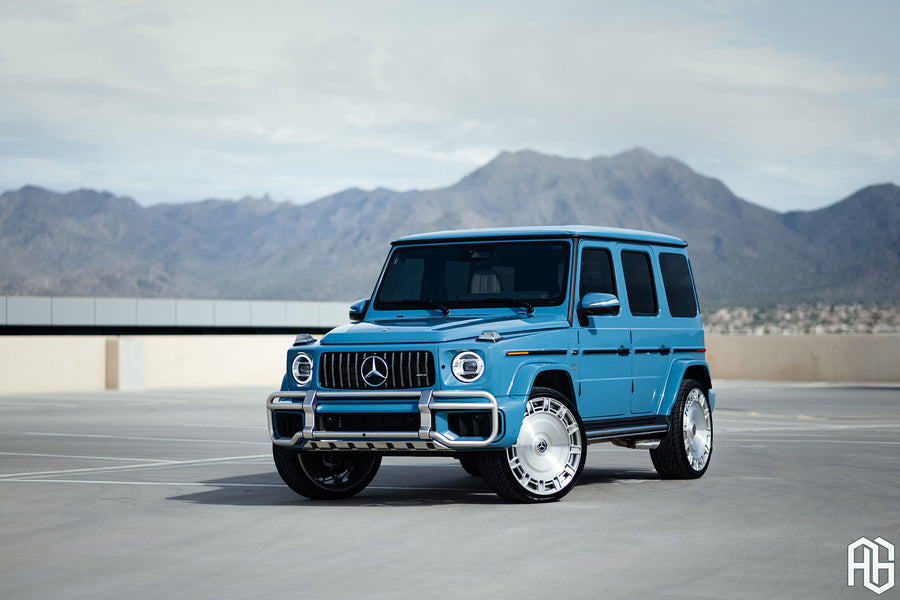 Mercedes-Benz AMG G63 on AG Luxury AGL100 forged wheels in brushed finish