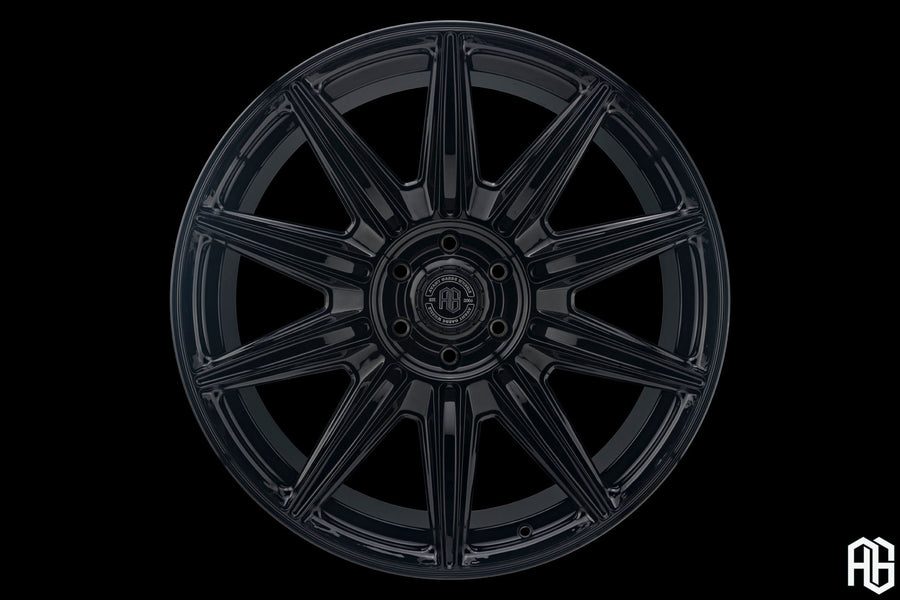 AG Luxury AGL102 gloss black monoblock forged wheel