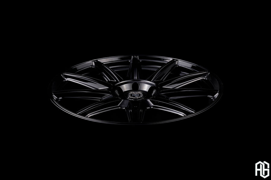 AG Luxury AGL102 gloss black monoblock forged wheel - view 3