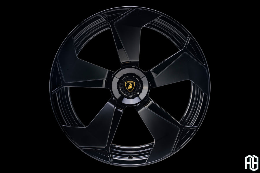 AG Luxury AGL104 gloss black duo-block forged wheel
