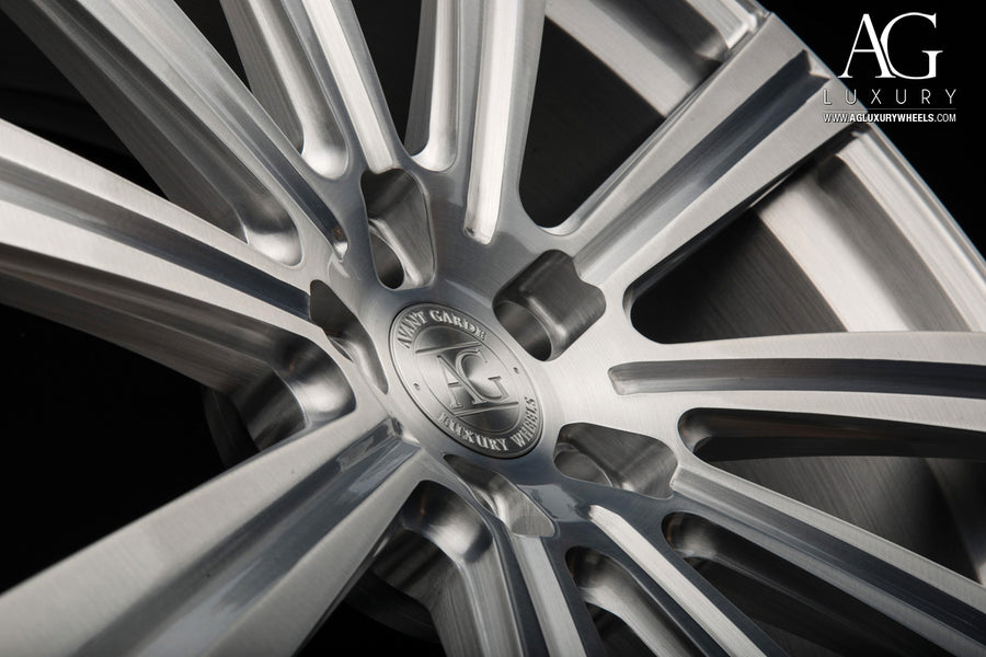 AG Luxury AGL11 brushed monoblock forged wheel