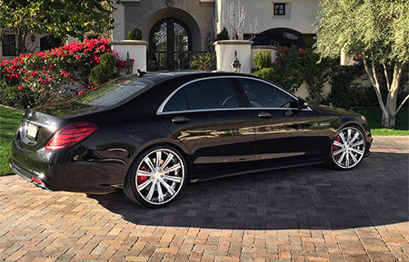 Mercedes-Benz S63 AMG on AG Luxury AGL11 forged wheels in brushed / polished finish