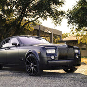 Rolls-Royce Phantom on AG Luxury AGL11 forged wheels in gloss black finish