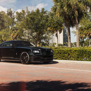 Rolls-Royce Wraith on AG Luxury AGL11 forged wheels in gloss black finish