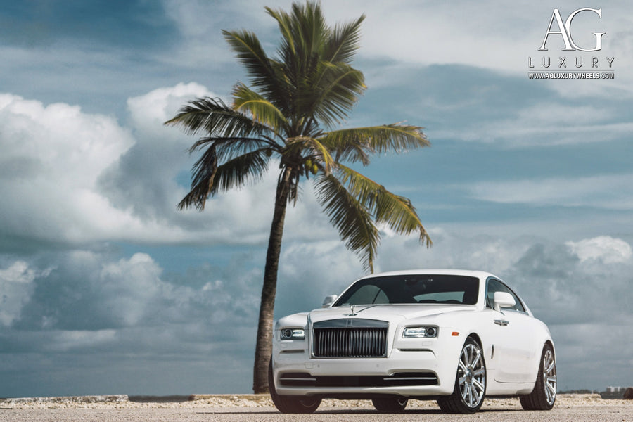 Rolls-Royce Wraith on AG Luxury AGL11 forged wheels in brushed / polished finish
