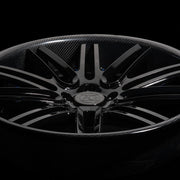AG Luxury AGL12 gloss black carbon fiber duo-block forged wheel