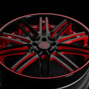 AG Luxury AGL12 gloss black duo-block forged wheel