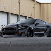 Ford Mustang GT Widebody on AG Luxury AGL12 forged wheels in gloss black finish