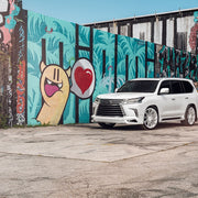 Lexus LX570 Wald Body Kit on AG Luxury AGL12 forged wheels in polished finish