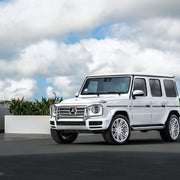 Mercedes-Benz G550 on AG Luxury AGL12 forged wheels in polished / gloss white finish