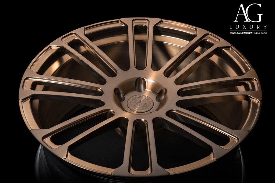 AG Luxury AGL14 brushed bronze monoblock forged wheel