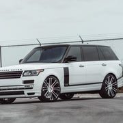 Land Rover Range Rover on AG Luxury AGL14 forged wheels in gloss white finish