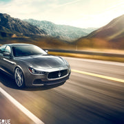 Maserati Ghibli on AG Luxury AGL14 forged wheels in brushed / polished finish