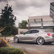 Maserati Ghibli on AG Luxury AGL14 forged wheels in brushed / polished finish