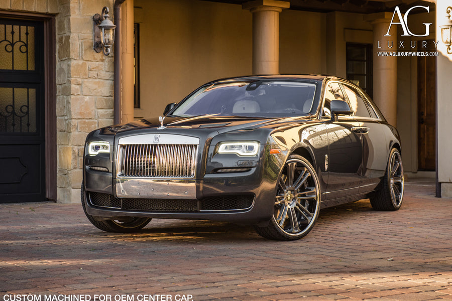 Rolls-Royce Ghost on AG Luxury AGL14 forged wheels in brushed / grigio finish