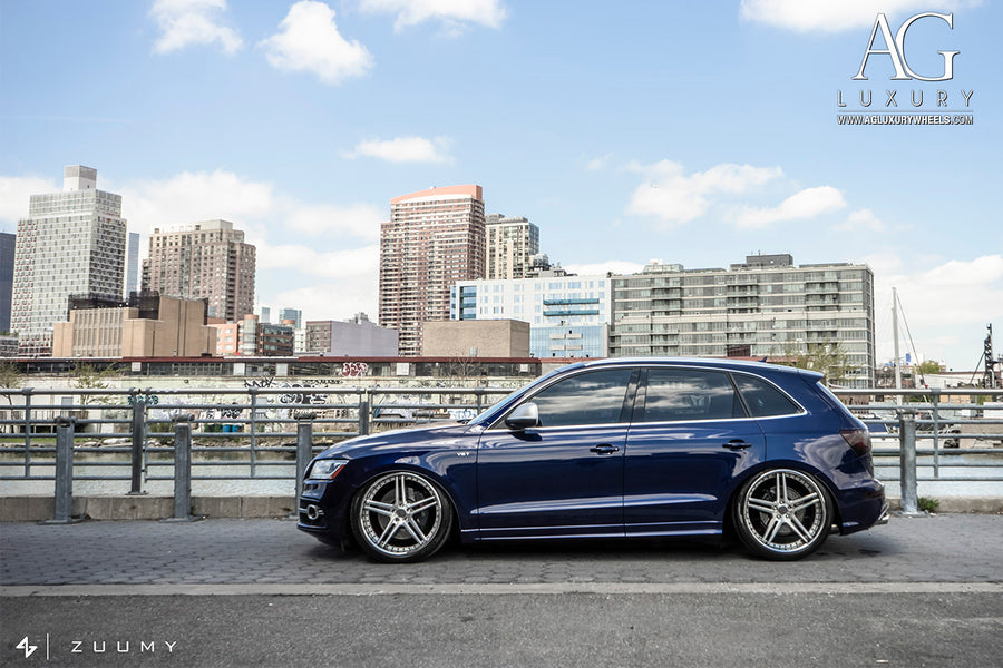 Audi SQ5 on AG Luxury AGL15 forged wheels in brushed / polished finish