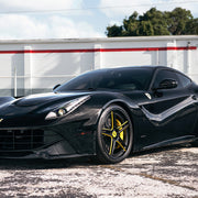 Ferrari F12 Berlinetta on AG Luxury AGL15 forged wheels in matte black finish